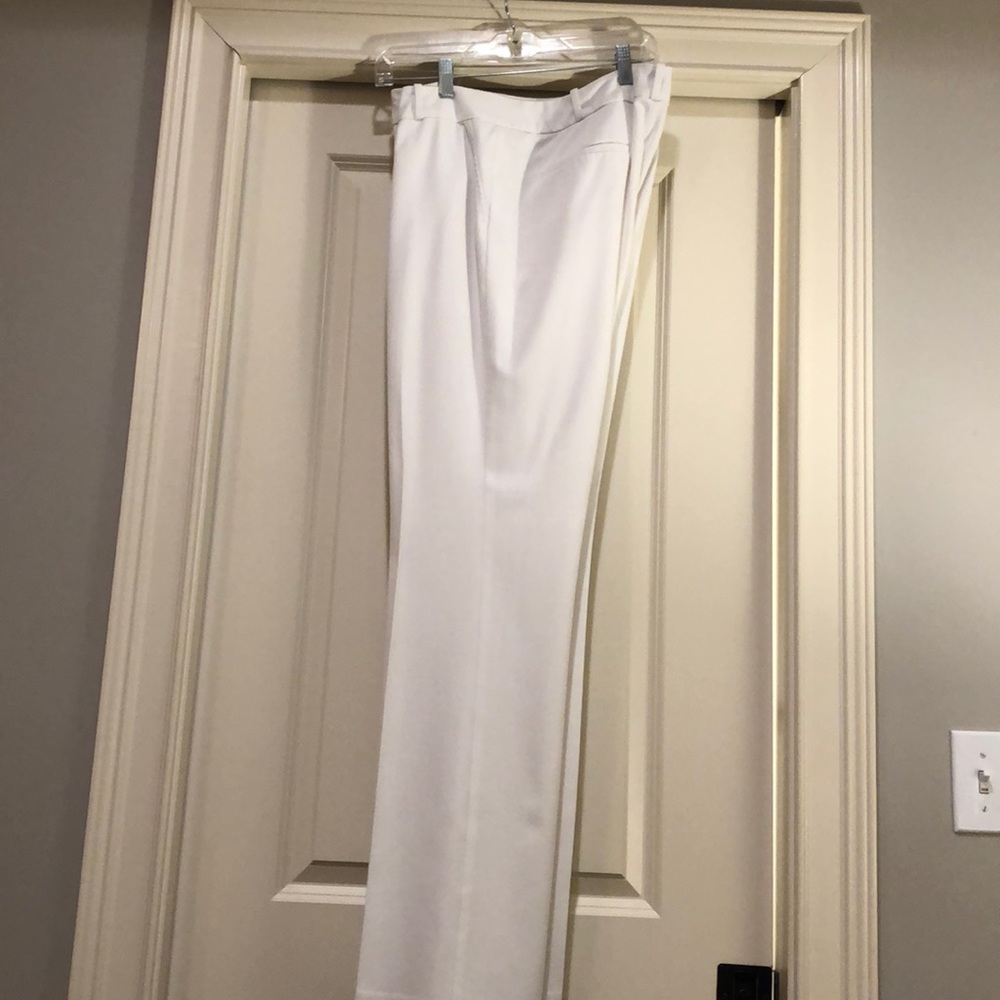 Talbots white trousers